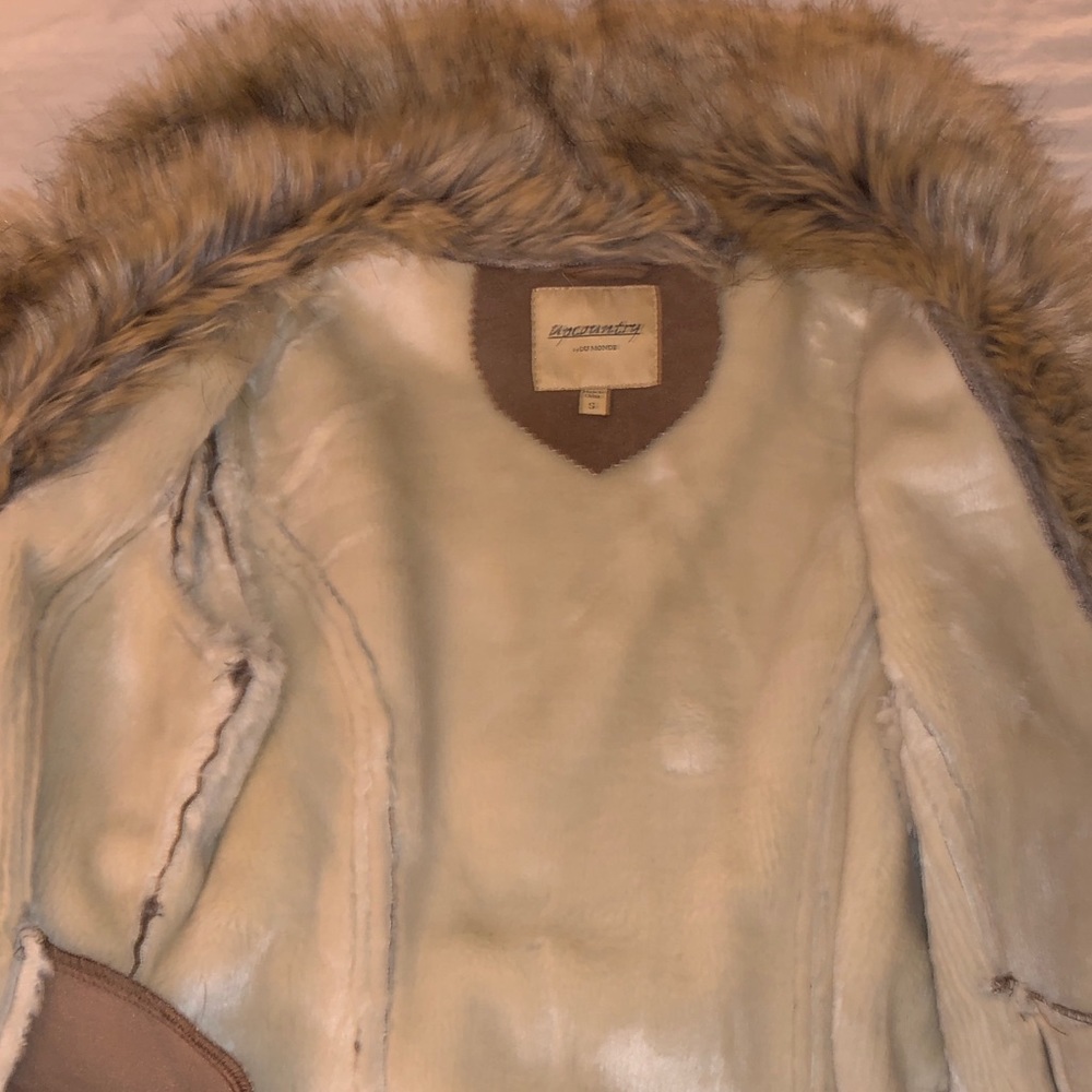 Upcountry by DU MONDE faux suede coat, Sz. S - Picture 6 of 6